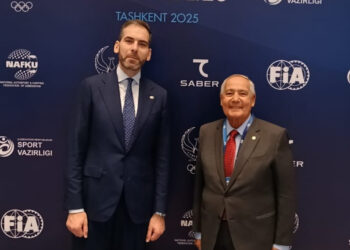 محمد عسكر يمثل نادي السيارات والرحلات المصري في اجتماعات FIA بطشقند