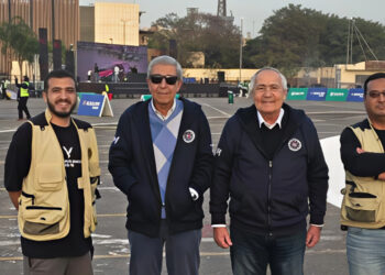فريق نادي السيارات في سباق الدريفت والسرعة وعرض سيارات الستانس باستاد القاهرة